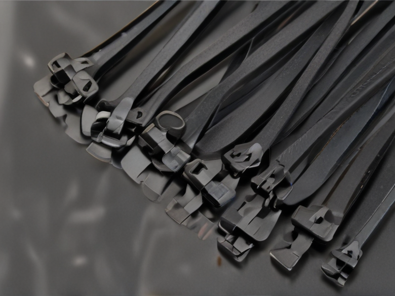 black cable ties