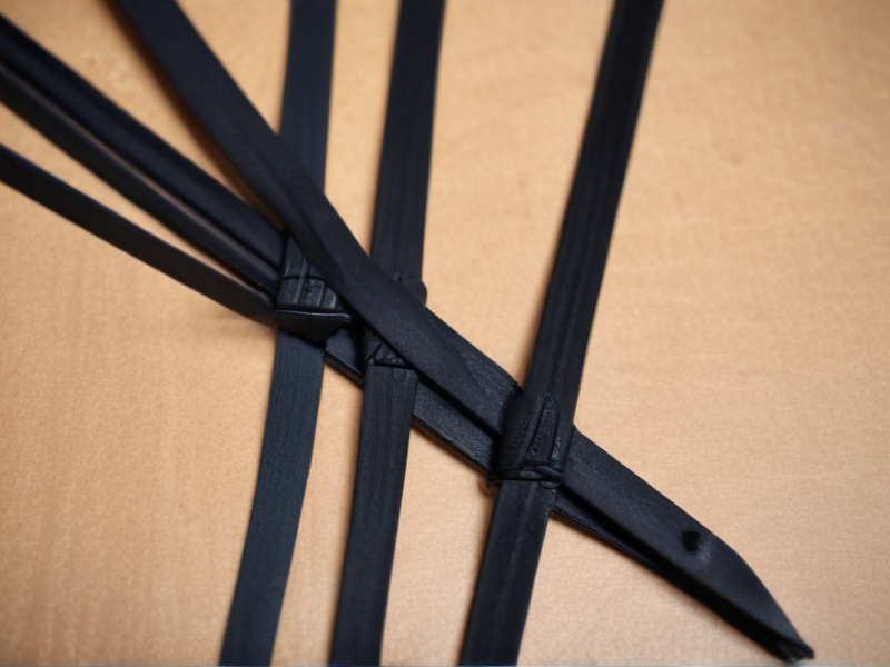 black cable ties