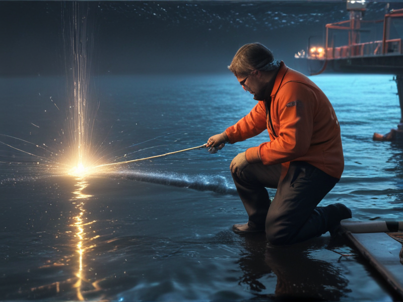 fiber optic cable under the ocean